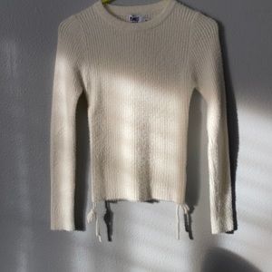 White sweater. Size medium/large